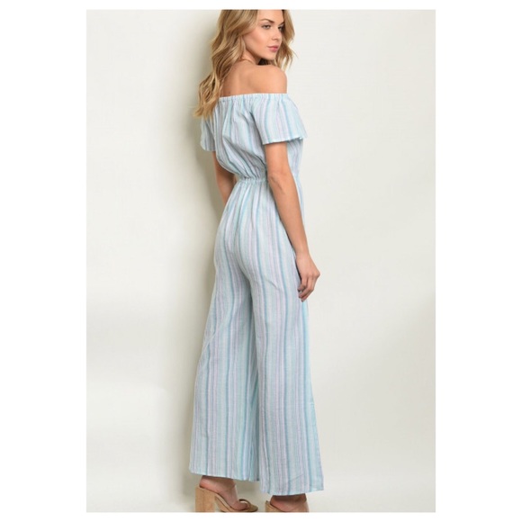 Striped Jumpsuit - Picture 1 of 4